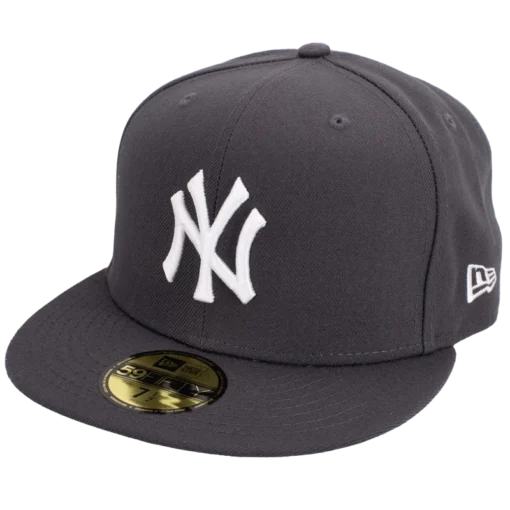 New Era – New York Yankees – Mörkgrå 59fifty Fitted keps