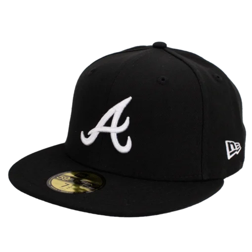 New Era – Atlanta Braves – Svart 59fifty Fitted keps