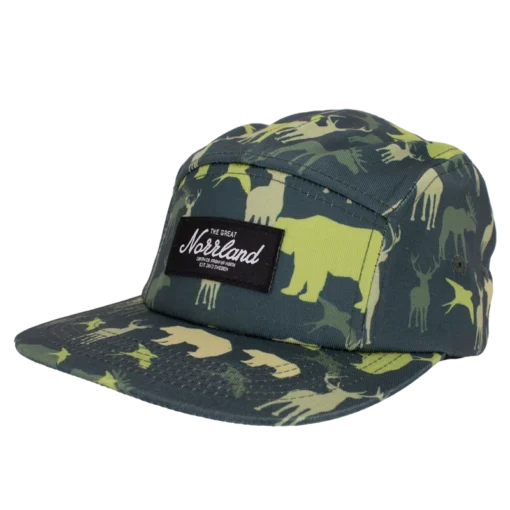 SQRTN - Great Norrland Patch - 5 Panels Keps Grön djur camo