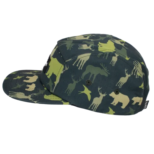 SQRTN - Great Norrland Patch - 5 Panels Keps Grön djur camosecond view