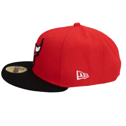 New Era - 59Fifty Chicago Bulls - Röd/Svart Fitted Kepssecond view