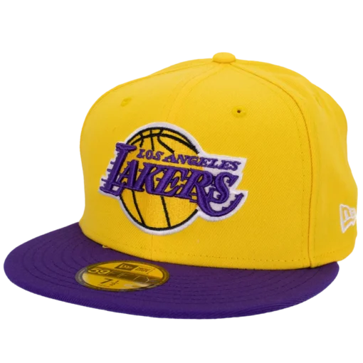 New Era- Los Angeles Lakers - Gul 59Fifty fitted keps