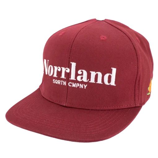 SQRTN - Landscape - Vinröd Snapback keps