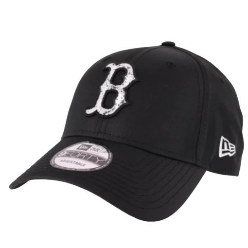 Boston Red Sox Svart MLB Reglerbar Keps - New Era 9Forty