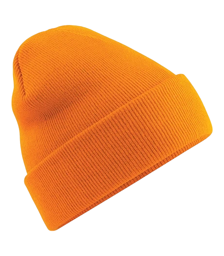 Beechfield - Knitted Hat, Orange mössa