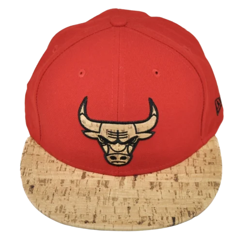 New Era - 59Fifty Chicago Bulls - Röd/Kork Fitted Keps