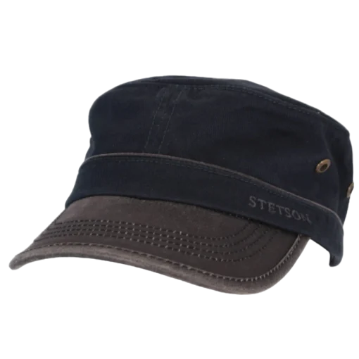 Stetson - Army Cap Cotton - Marinblå