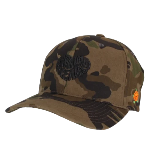 SQRTN - Heart - Camo stretch-snap keps