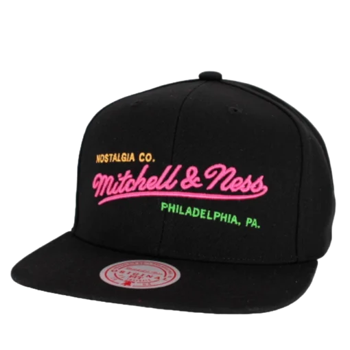 Mitchell & Ness - Own Brand Neon Tropical - Svart snapback keps