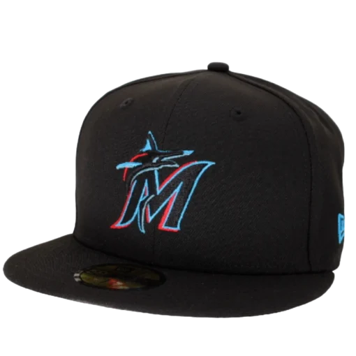New Era - Miami Marlins - Svart 59Fifty Fitted keps