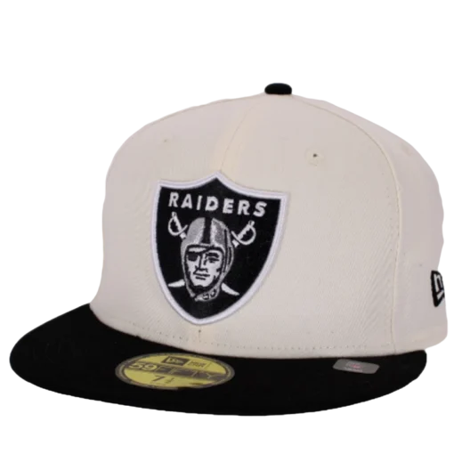 New Era - Las Vegas Raiders - Vit 59Fifty Fitted keps