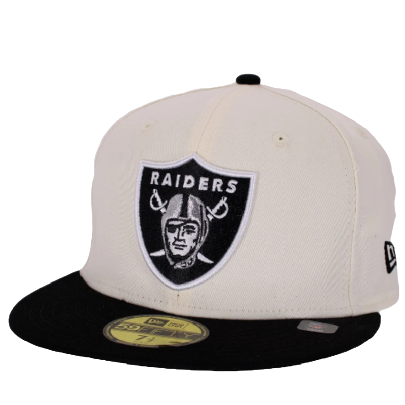 New Era - Las Vegas Raiders - Vit 59Fifty Fitted keps