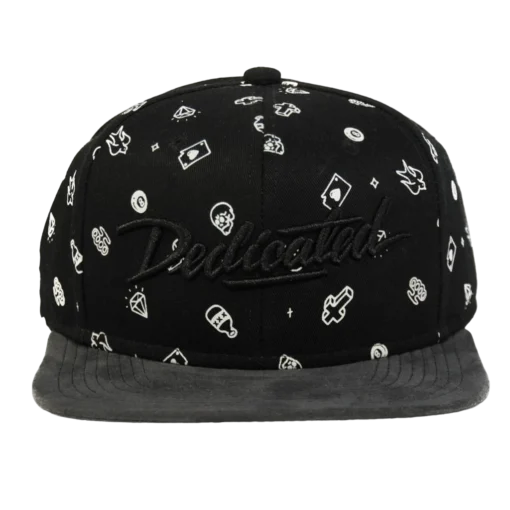Dedicated - Snapback Tattoo - Svart keps