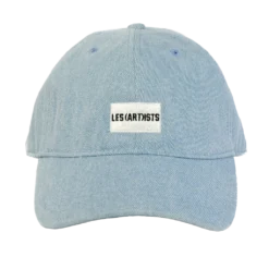 LES (ART)ISTS - Box Logo Strapback - Jeansblå Keps