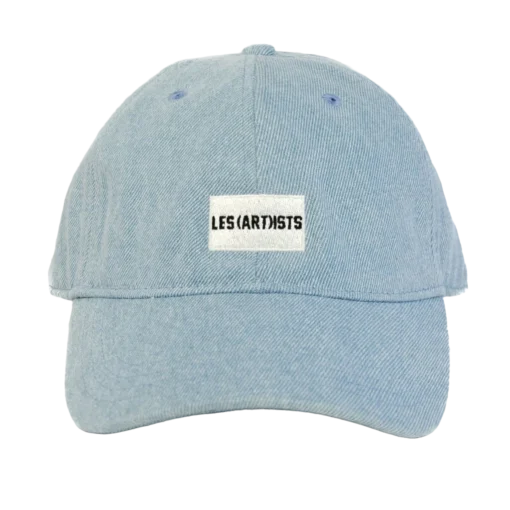 LES (ART)ISTS - Box Logo Strapback - Jeansblå Keps