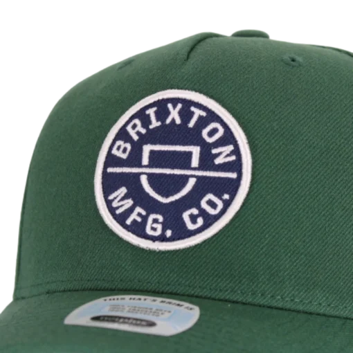 Brixton - Crest - Grön kepssecond view