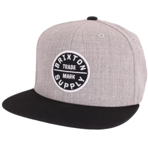 Brixton - Oath III  - Grå Svart Snap Back keps
