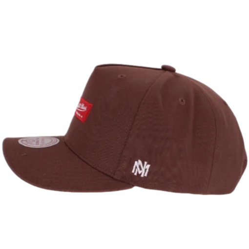 Mitchell & Ness - Box Logo Pro Crown - Brun Snap Back kepssecond view