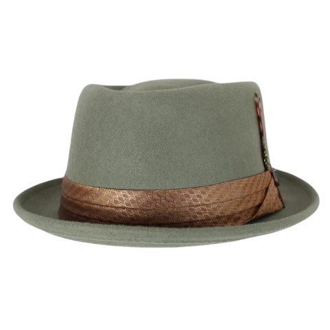 Brixton - Stout pork pie - grön pork pie hatt