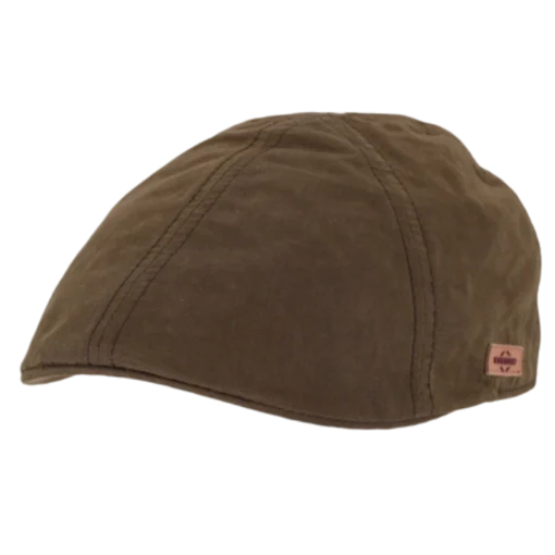 Stetson - Texas Waxed Cotton - grön flat cap