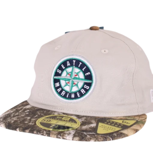 New Era - Seattle Mariners relaxed fit - Vit 59Fifty fitted keps
