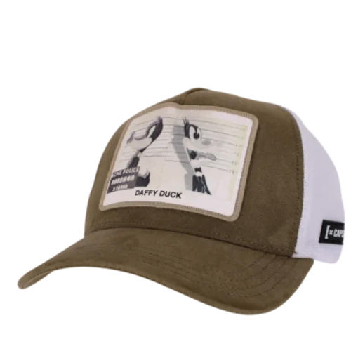 Capslab - Looney Tunes Daffy Duck Premium - Mörkgrön Truckerkeps
