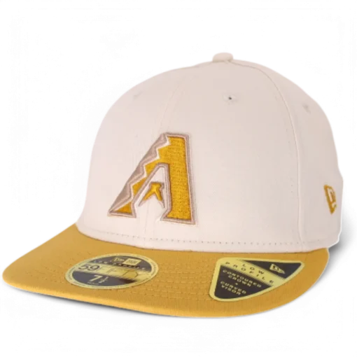 New Era - Arizona Diamondbacks Seasonal World Series - 59FIFTY Low Profile vit/gul fitted keps
