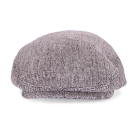 Stetson -Herringbone flat cap - Gråsecond view