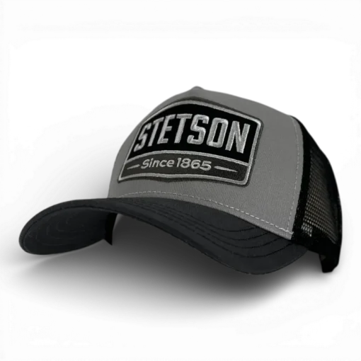 Stetson - Gasoline - Grå Truckerkeps